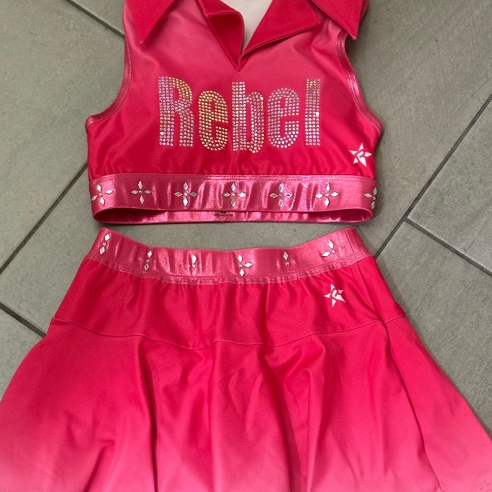 Rebel Pink Kids Costume Set